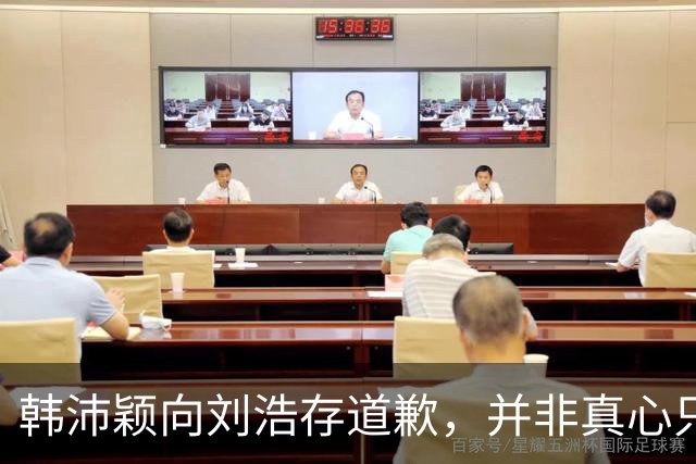 韩沛颖向刘浩存道歉，并非真心只求自保，将矛头指向《主角》资本